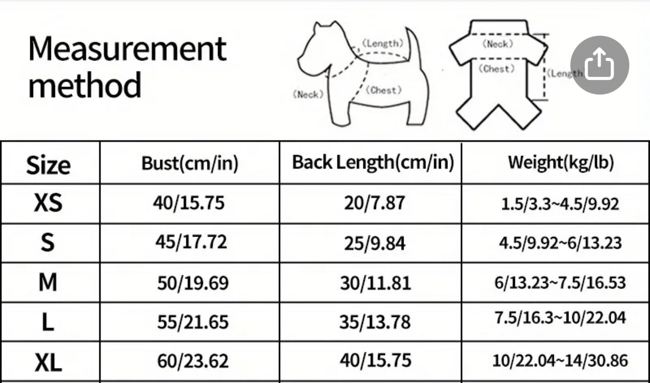 Candy Cane Dog Pajama