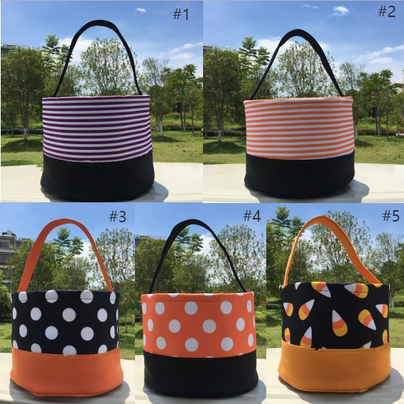 Patterned Halloween Basket