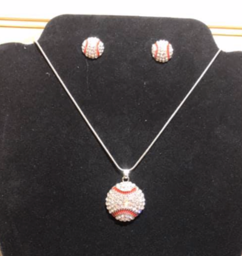Sport Jewelry Set,Fashion Jewelry, Necklace, Earrings