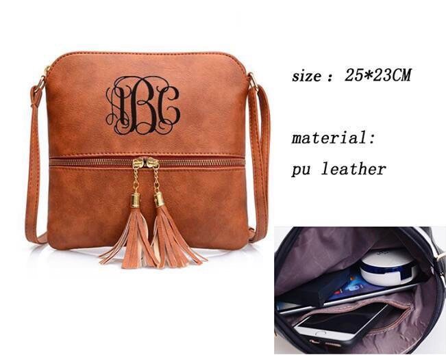 Leather Crossbody, Personalized, Gift, Messenger, Purse