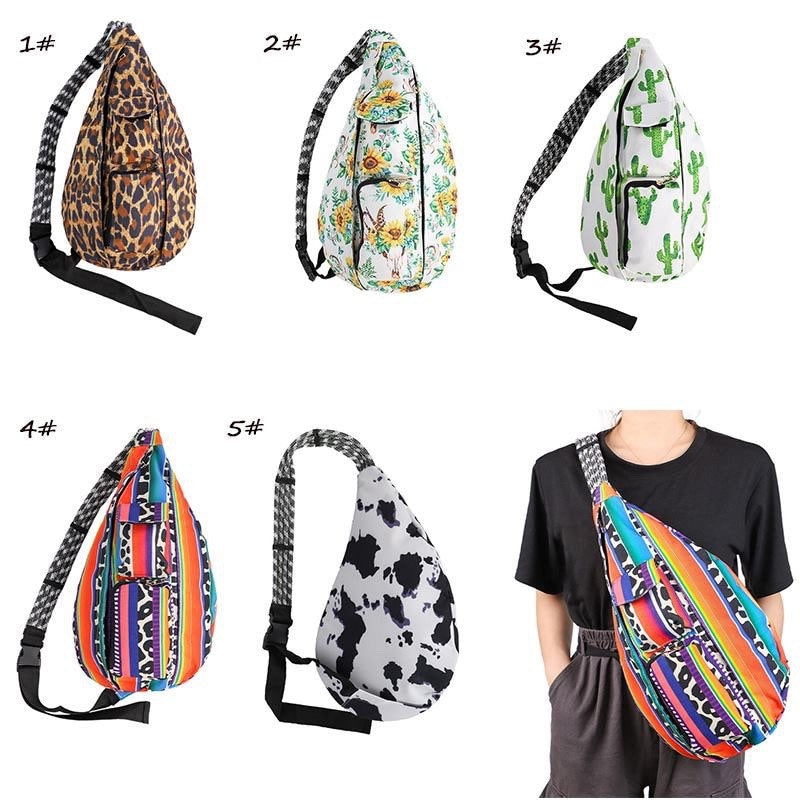 Printed Sling Backpack, Hobo Bag, Messenger