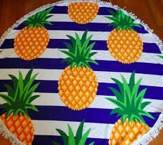 Round Terry Cloth Beach Towels, Summer, Beach Towel, Fashion