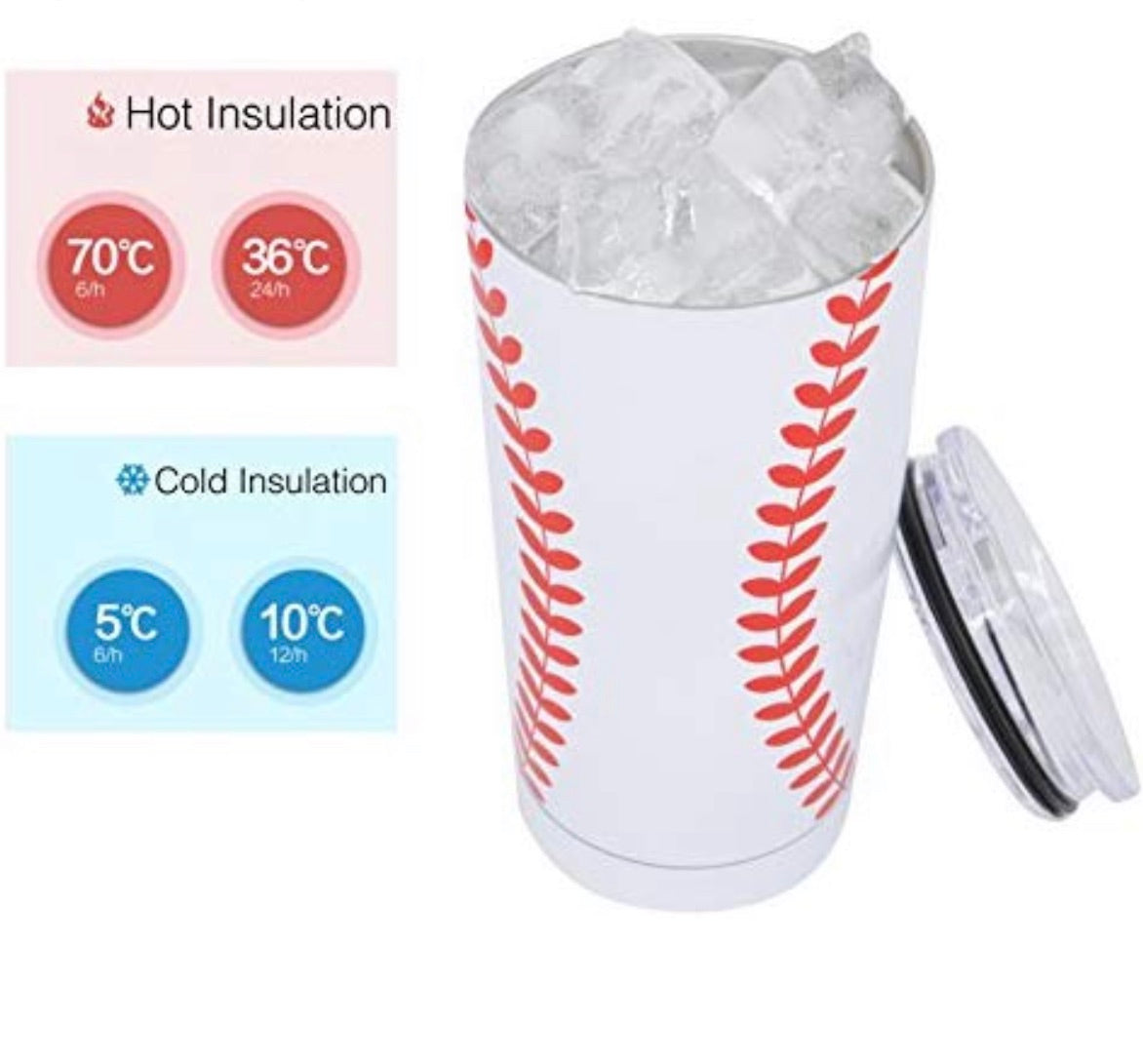 Baseball 20oz Tumbler