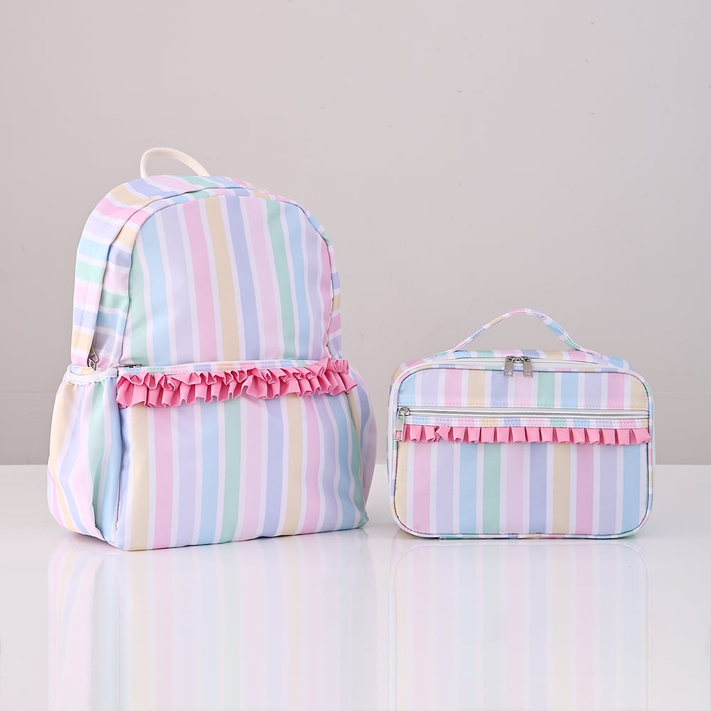 Pastel Backpack and Lunch