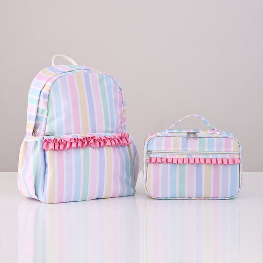 Pastel Backpack and Lunch