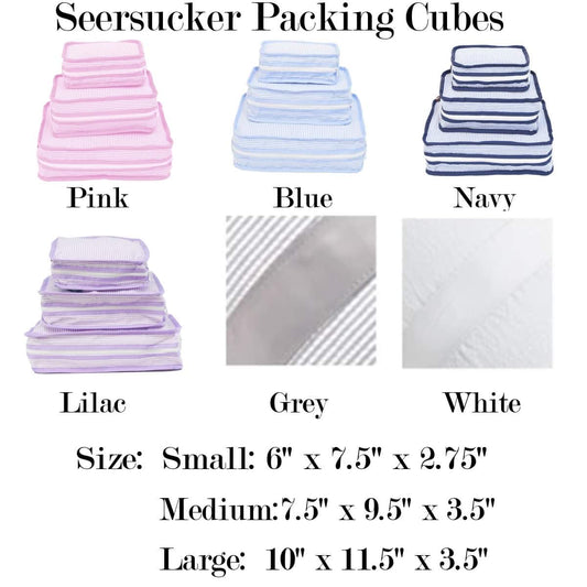 Seersucker Packing Cube