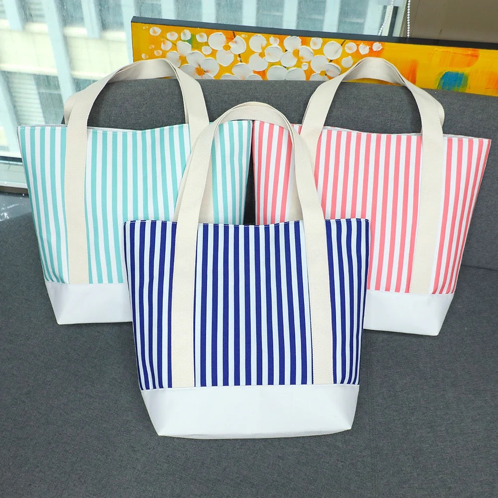 Striped Tote