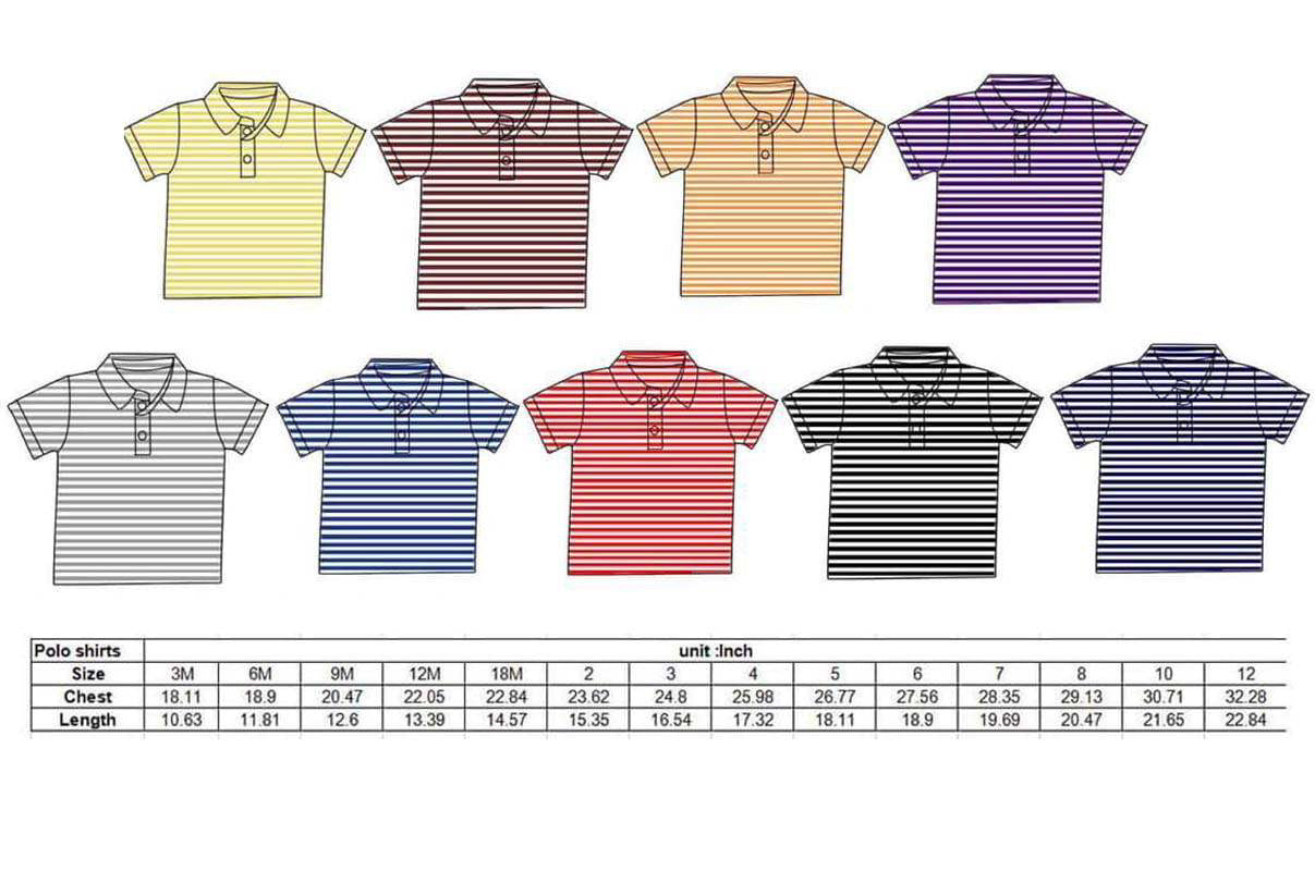 SEC Striped Polo