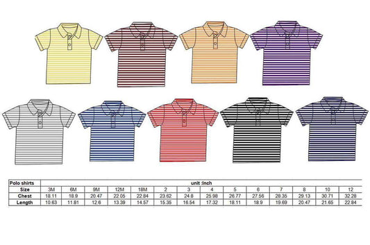 SEC Striped Polo