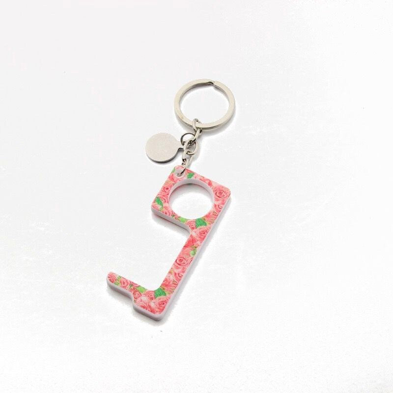 No Touch Keychain, Door Opener, Keychain, Personalizable, Gift, Touchless, Contactfree