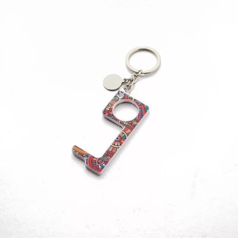 No Touch Keychain, Door Opener, Keychain, Personalizable, Gift, Touchless, Contactfree