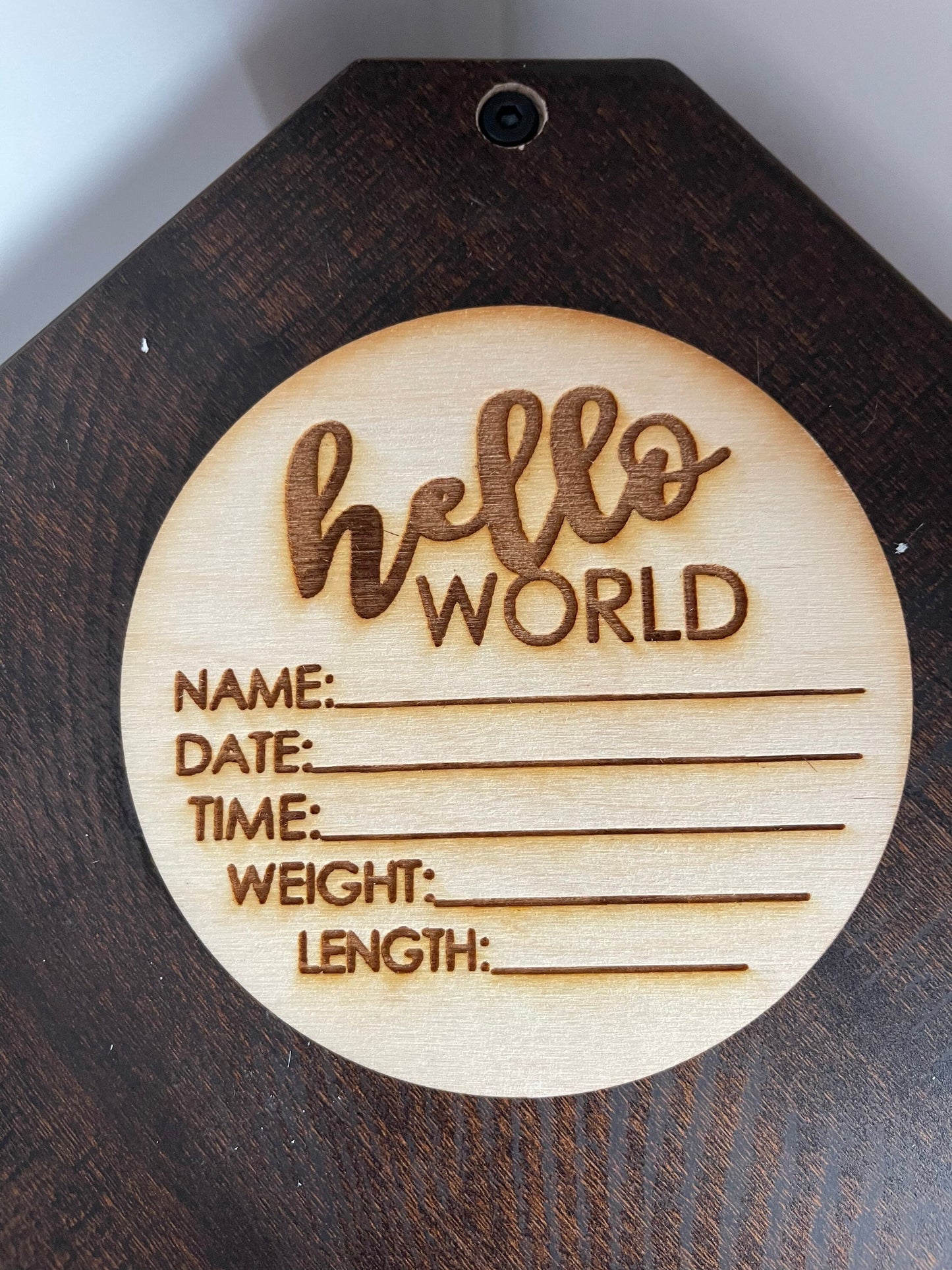 Birth Announcement Sign, Birth Stats, Laser Engraved Wood, Newborn Photography Prop, Personalized Baby Keepsake, Baby Shower