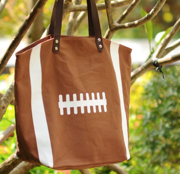 Lined Sport Tote, Baseball, Football, Soccer, Basketball,Volleyball Tote