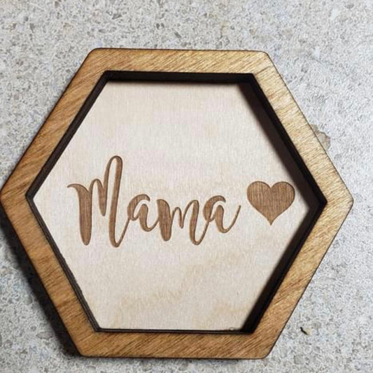 Mama Trinket Tray, Personalized, Laser Engraved