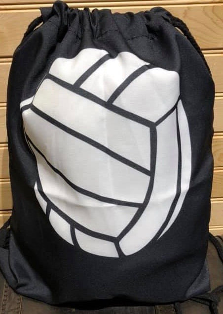 Volleyball Drawstring Bag