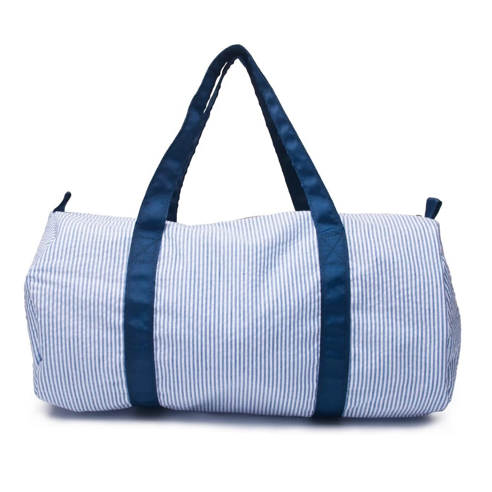 Seersucker Duffle Bag