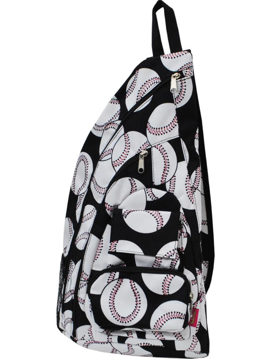 Baseball Sling Backpack